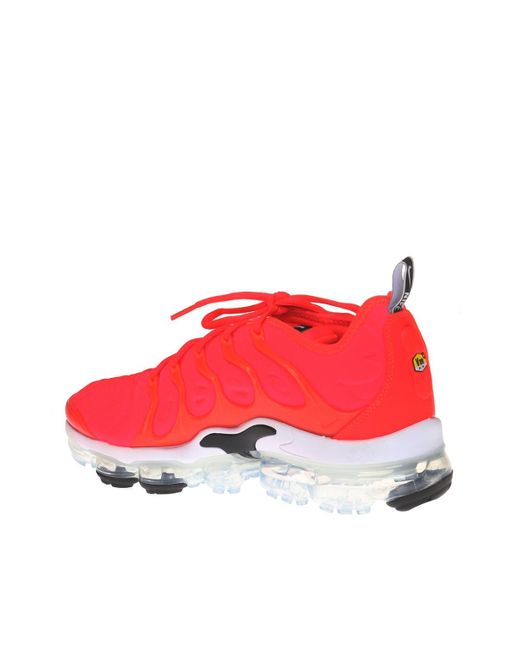 mens vapormax plus red