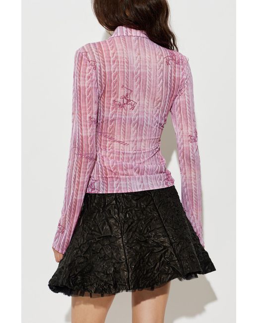 AVAVAV Pink Patterned Shirt