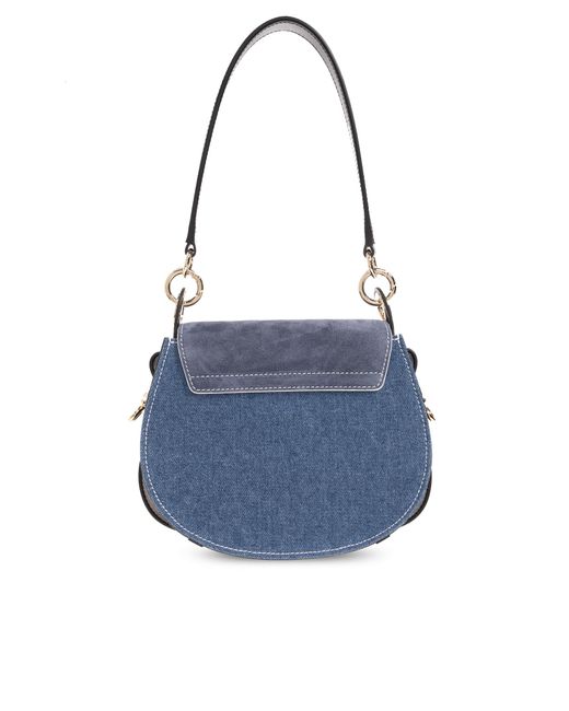 Chloé Blue 'tess Small' Shoulder Bag,