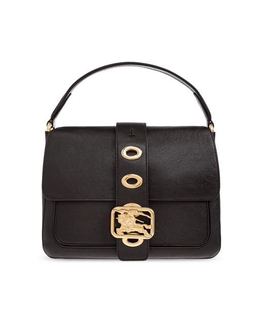 Burberry Black 'Rider Small' Hand Bag