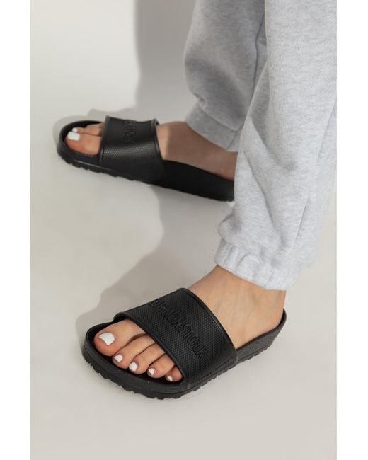 Birkenstock Black 'Barbados Eva' Slides