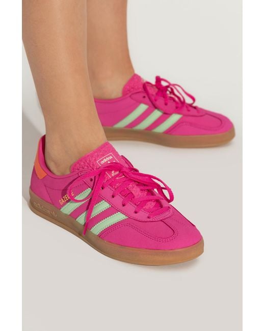 Adidas Originals Pink Sports Shoes Gazelle Indoor