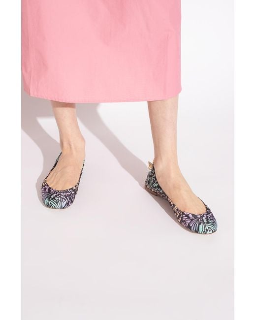 Sophia Webster 'mariposa' Ballet Flats in Pink | Lyst Australia