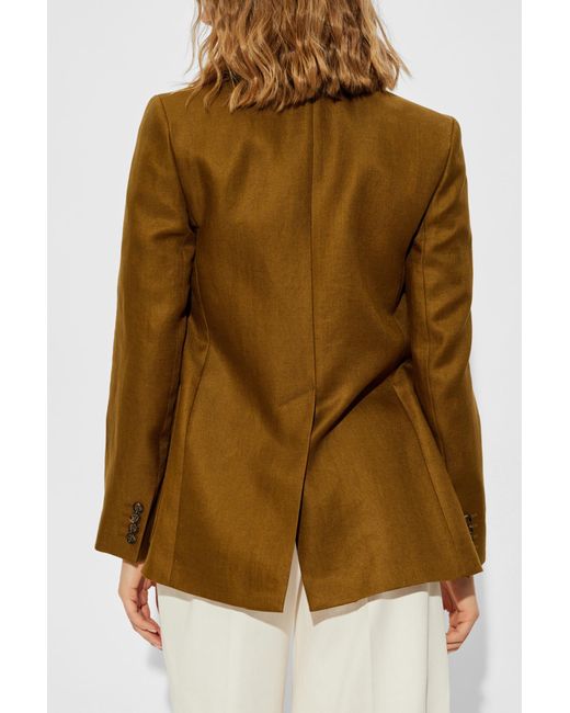 Max Mara Natural Linen Blazer Gug