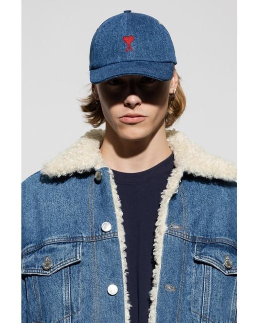 Denim baseball cap