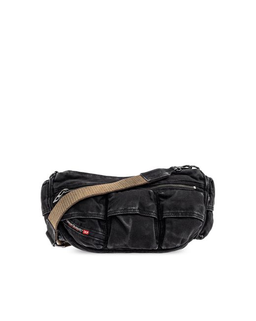 DIESEL Black G-Host Shoulder Bag