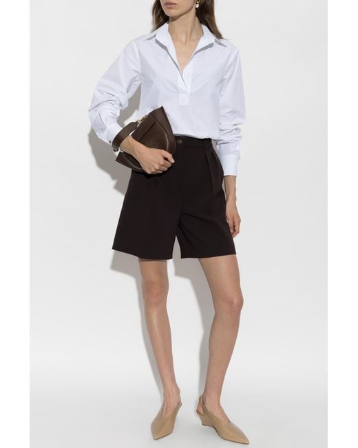 Max Mara White Top "Violino"