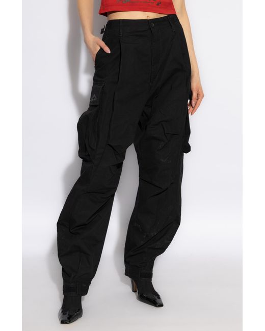 DSquared² Black Pants With Logo