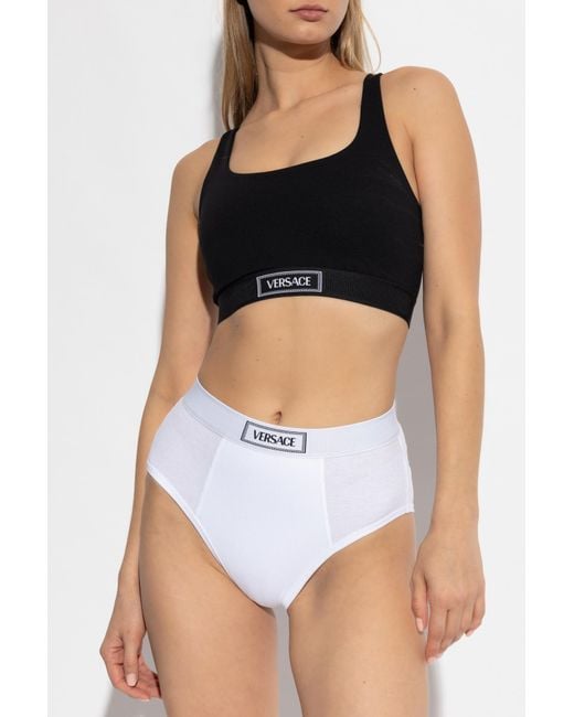 Versace Black Crop Top