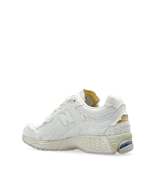 New Balance White Sports Shoes 'M2002Rdc' for men