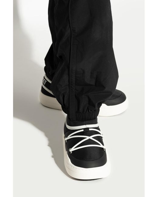 Moon Boot Black Snow Boots Park Sneaker Boot