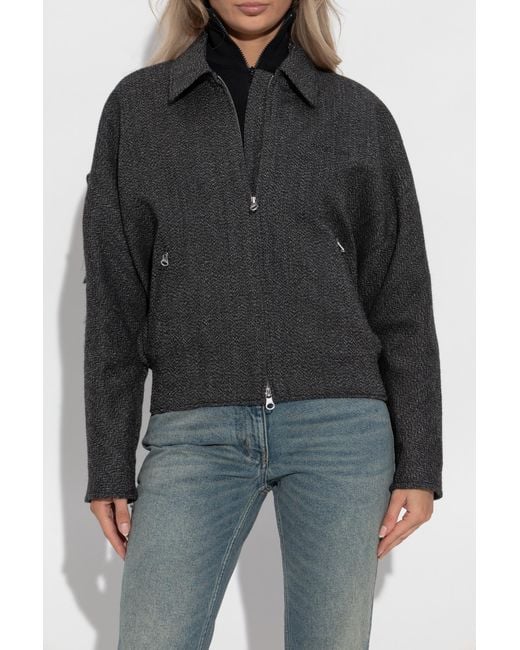 Courreges Black Wool Jacket