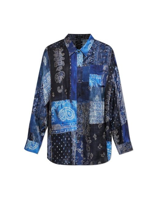 R13 Blue Silk Shirt
