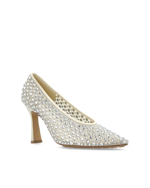 Bottega Veneta White Heeled Shoes "Sofia"