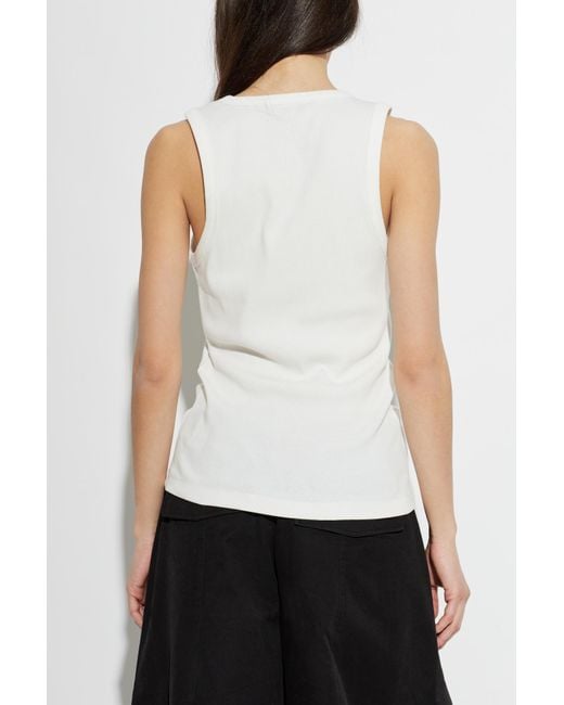 Entire studios Green Spaghetti Strap Top