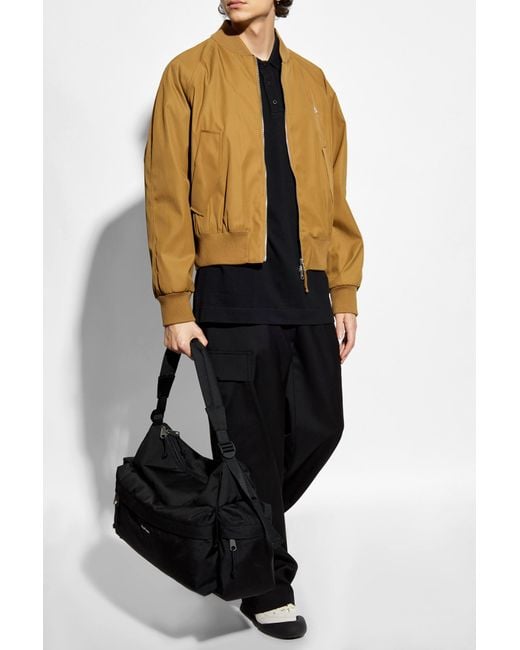 Canada Goose Black Polo With Logo Patch for men