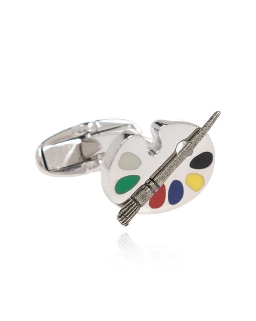 Paul Smith Metallic Cufflinks for men