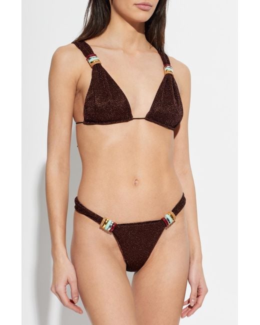 Oseree White Two-Piece Swimsuit