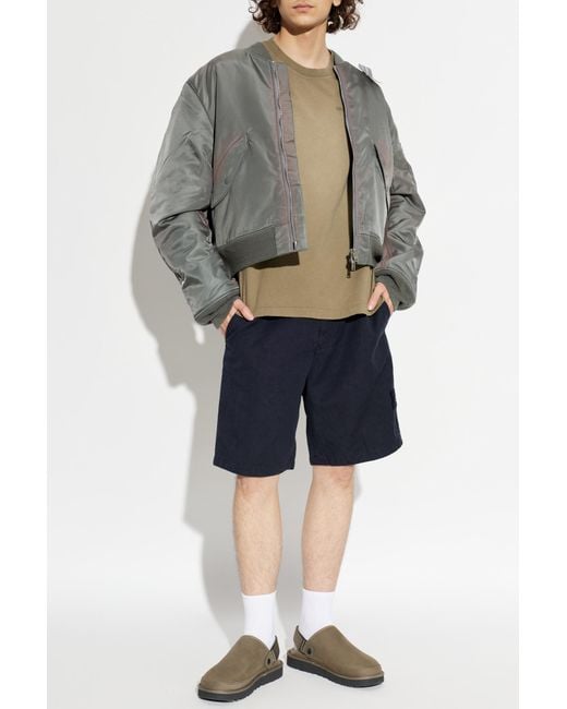 Golden Goose Deluxe Brand Natural T-Shirt With Logo for men