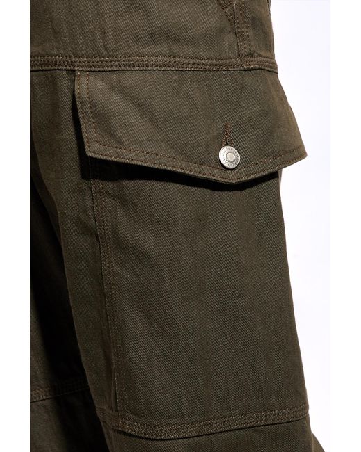 Alexander McQueen Green Cargo Trousers for men