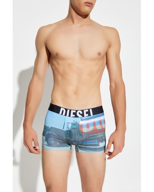 DIESEL Blue "Damien-D-Pop-40 Boxer" Boxers for men