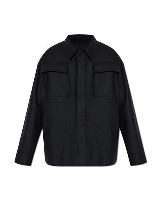 Jil Sander Blue Wool Shirt for men