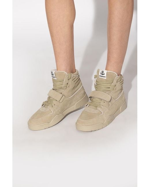 Isabel Marant 'alsee' High-top Sneakers in Natural | Lyst Canada