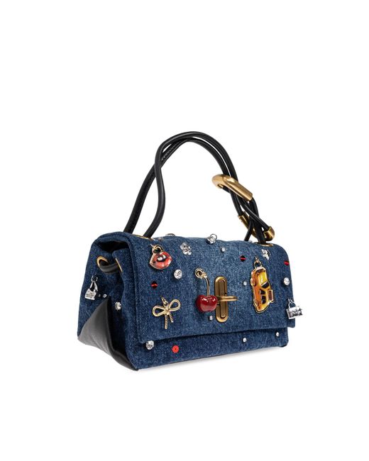 Marc Jacobs Black Shoulder Bag 'The Dual Mini'