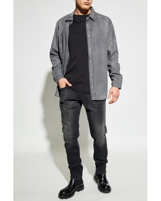 DIESEL Gray Shirt "D-Simply-S11" for men