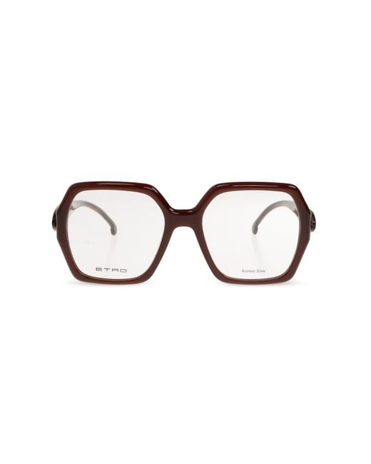 Etro Brown Corrective Glasses