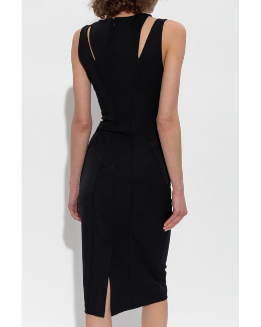 Versace Jeans Couture Black Sleeveless Dress