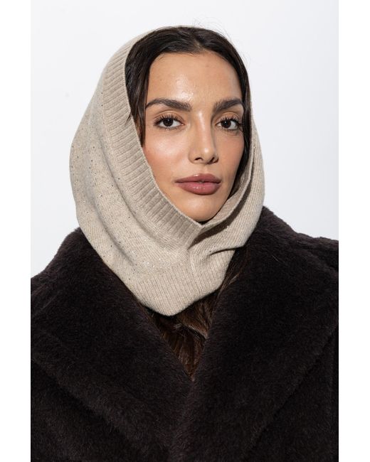 Max Mara Natural Cashmere Hood
