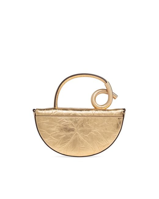 Cult Gaia Metallic "azariah Nano" Handbag,
