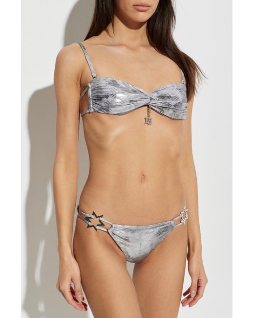 M I S B H V Gray Bikini Bottom