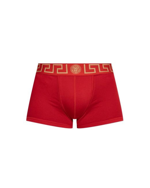 Versace Red Cotton Boxers for men