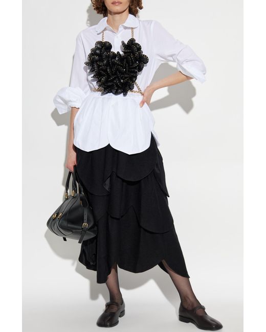 Comme des Garçons Black Top With Open Back