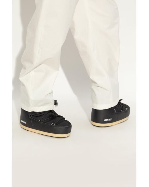 Moon Boot Black Snow Boots Mb Evx Light Nylon for men