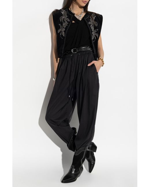 Isabel Marant Black 'Inaya' Trousers