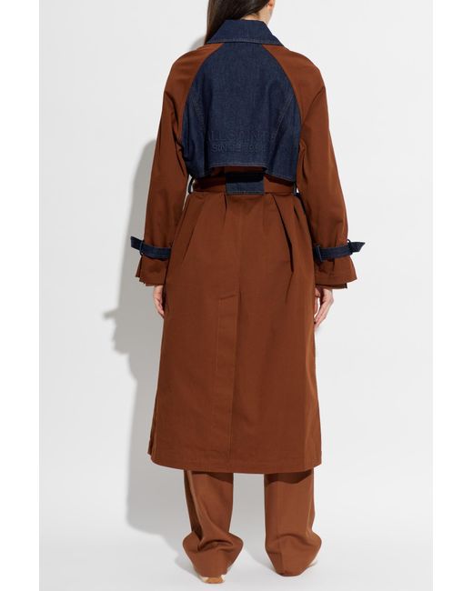 AllSaints Orange Coat 'Dayly'