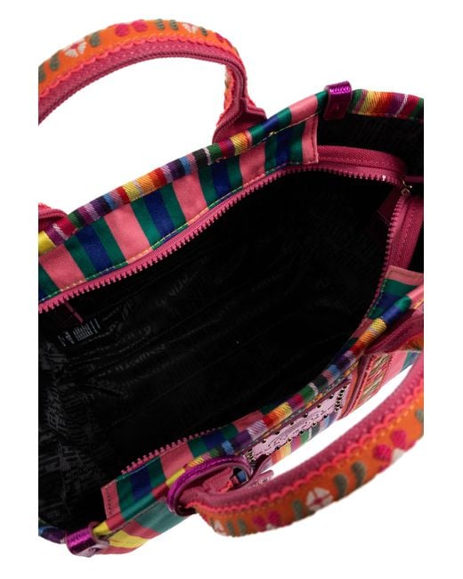 Kurt Geiger Red Southbank Small Shopper Bag