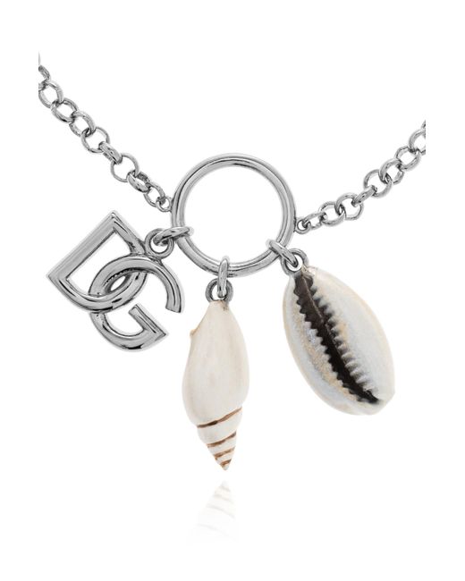 Dolce & Gabbana Metallic Charm Bracelet for men