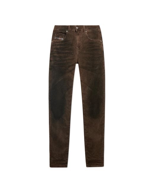 DIESEL Black Trousers 2019 D-Strukt L.32 for men