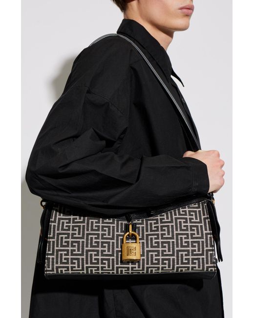 Balmain Black Shoulder Bag 'Pulse'