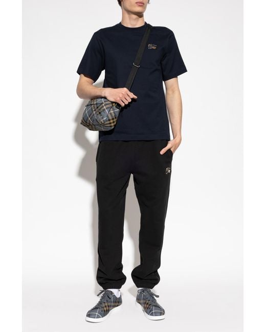 Burberry Blue T-Shirt 'Seth' for men