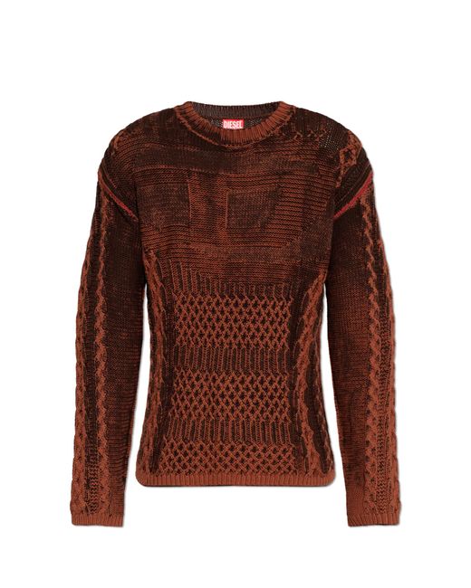DIESEL Brown Sweater 'K-Mione' for men