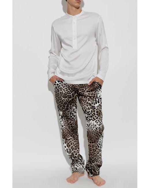Tom Ford White Silk Lingerie Top for men