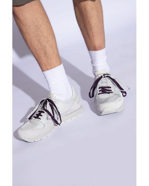 Giorgio Armani White Sneakers With Logo for men