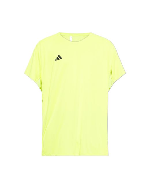 Adidas Originals Yellow T-Shirt With Logo for men