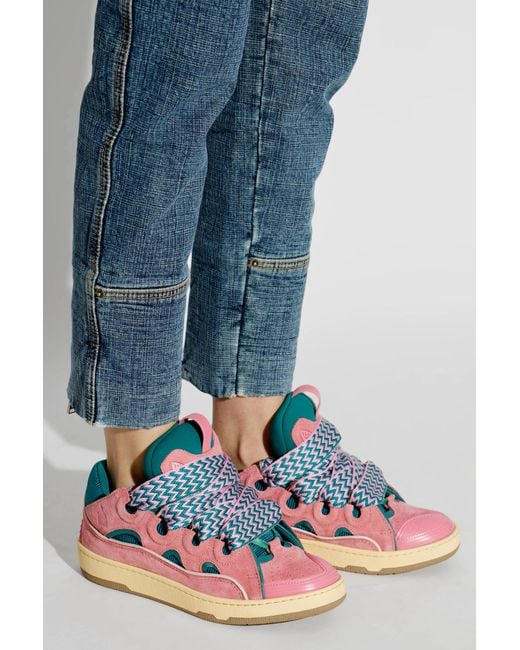 Lanvin Pink Curb' Sports Shoes