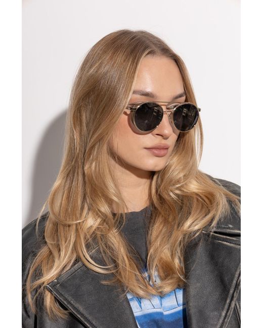 Linda Farrow Blue Sunglasses